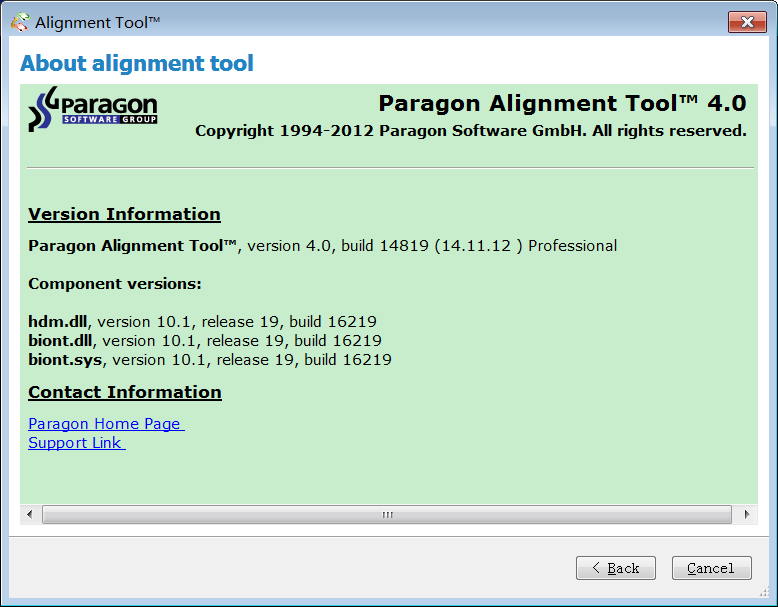 Paragon AlignmentTool 4.0（SSD 4K对齐）