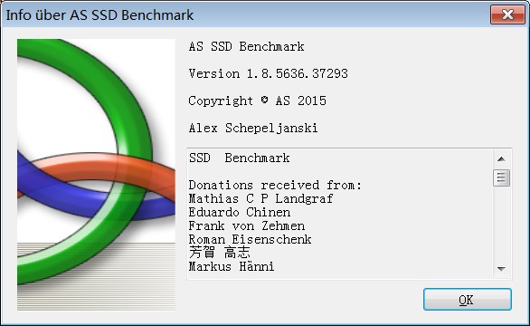 AS SSD Benchmark 1.8 （4K对齐检测）